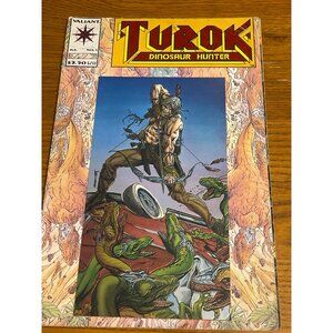 Turok Dinosaur Hunter Comic Book Issue #1 Valiant 1993 Graphic Novel Sci-Fi